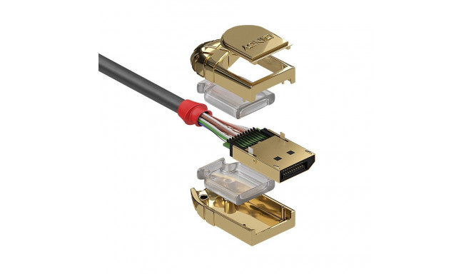 DisplayPort Cable - LINDY Gold Line DisplayPort 1.2 Cable, M/M, 20 m, Grey