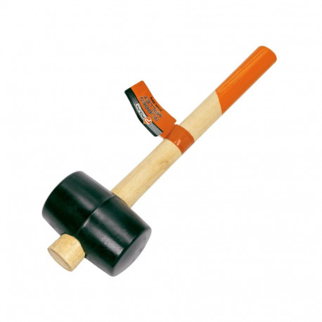 Polax kummist haamer puidust käepidemega| 60mm | 450 g