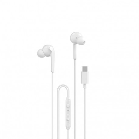 Dudao Dudao X3C+ Wired USB-C In-Ear Headphones 1.2m - White