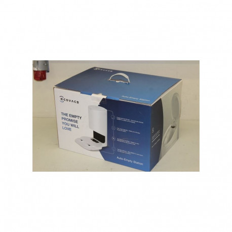 Ecovacs SALE OUT. Auto-Empty Station in White for OZMO T8 Series and N8/T9 Series incl. 2 dust bags 