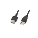 Lanberg USB-A 2.0 Cable 1.8 m | CA-USBE-10CC-0018-BK | USB Type-A to USB Type-A
