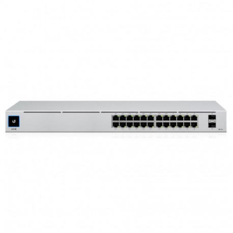 UBIQUITI Switch||USW-24-POE|Type L2|Desktop/pedestal|Rack|24x10Base-T / 100Base-TX / 1000Base-T|2xSF