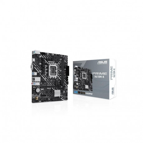 Asus mainboard Intel H610 LGA1700 Micro-ATX DDR5x2 1xPCI-Express 3.0 1x 1xPCI-E