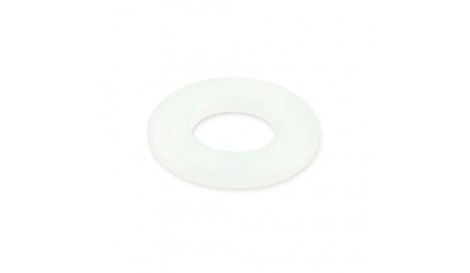 WASHER M 3 PLASTIC WHITE DIN125/40PCS