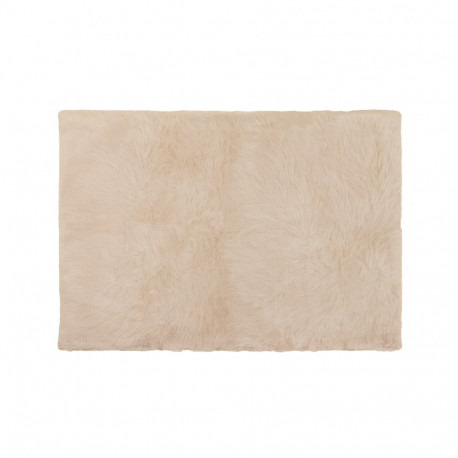 FAKE RABBIT FUR 120x170cm ristkülik helebeež