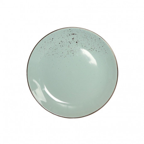 DINNER PLATE WITH SPECKLE MINT 27CM