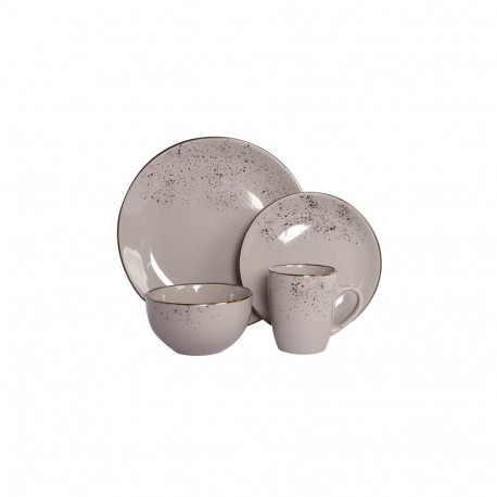 õhtusöögi taldrik pruun täpiline 27cm