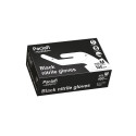 EXP NITRILE GLOVES BLACK 100PCS BOXM
