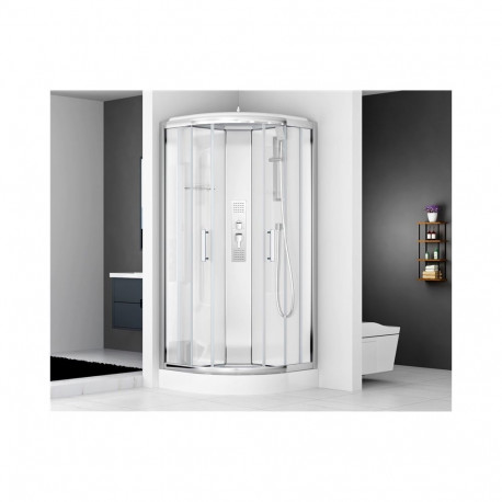 CHROME QUICK INSTALL SHOWER CABIN