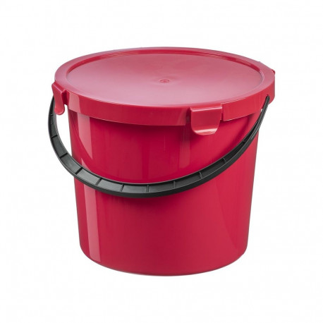 BUCKET WITH LID 10L 60790807 DARK PINK