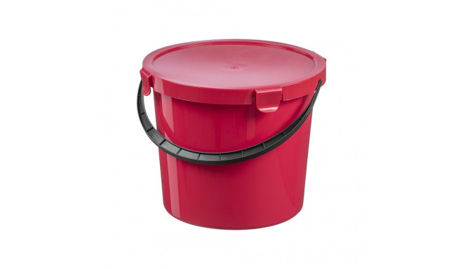BUCKET WITH LID 10L 60790807 DARK PINK
