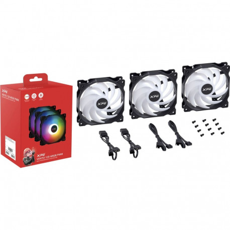 ADATA XPG VENTO 120 3er PACK RGB must ventilaatorid