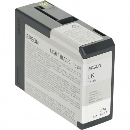 Epson tint T 580 80ml T 5807, hele must