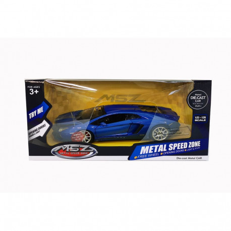 MSZ metallist mudelauto Lamborghini Aventador Coupé, skaala 1:24