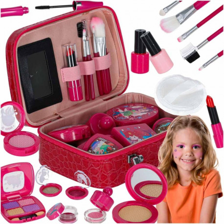 Laste meigikomplekt ja küünekomplekt meigikast 22 toodet