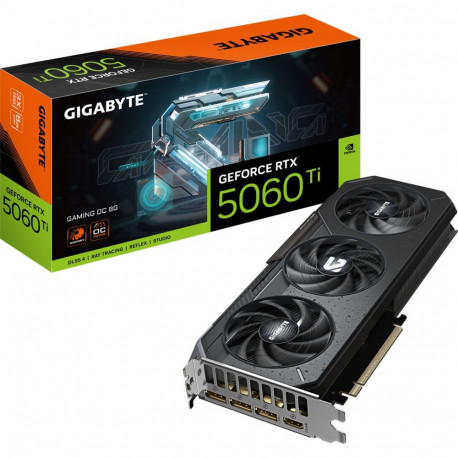 GigaByte GeForce RTX 5060 Ti GAMING OC 8GB (DLSS 4, 3x DisplayPort, 1x HDMI 2.1)