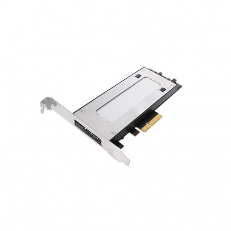 MB840M2P-B (schwarz/silber, M.2 NVMe SSD zu PCIe 3.0 x4 wechselbarer SSD Mobile Rack)