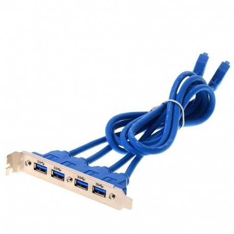 Delock PCI-bracket USB 3.0 Pin Header 19Pin