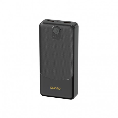 Dudao power bank 10000mAh K10 2.4A 2xUSB-A, black