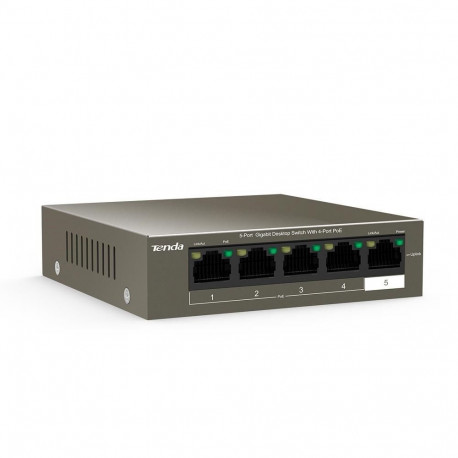 Tenda TEG1105P-4-63W-EU võrgulüliti gigabit ethernet (10/100/1000) power over ethernet (PoE) hall