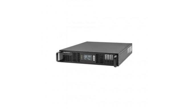 Qoltec 52285 uninterruptible power supply (UPS) Double-conversion (Online) 1 kVA 1000 W 2 AC outlet(