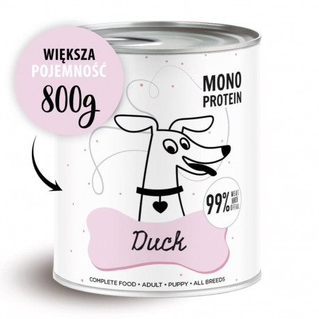 PAKA ZWIERZAKA Pepe Duck märg koeratoit 800g