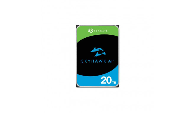 Seagate SkyHawk AI sisemine kõvaketas 20 TB 7200 p/min 512 MB 3.5" Serial ATA III (ST20000VE004)