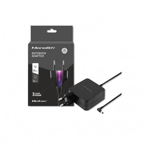 Qoltec 51745 power adapter/inverter Indoor 65 W Black