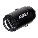 AUKEY CC-A4 mobiilseadme laadija must auto