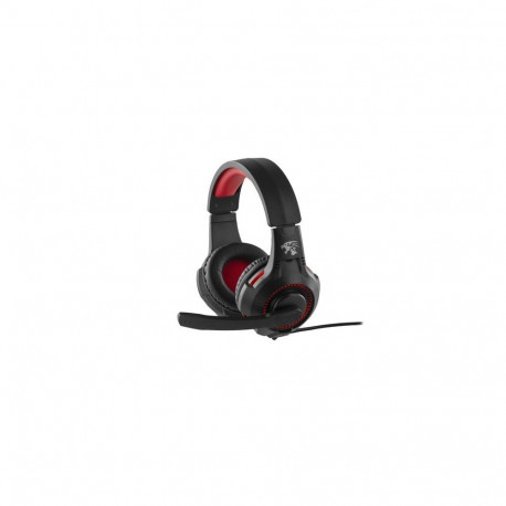 Preo 125085402 headphones/headset Wired Head-band Gaming Black, Red