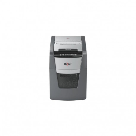 Rexel Optimum Auto+ 100M paper shredder Micro-cut shredding 55 dB 22 cm Black, Grey