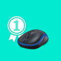 LOGITECH M185 cordless Notebook Mouse USB black blue