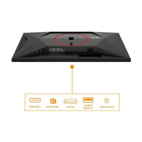 AOC | Q27G4SRU | 27 " | Fast IPS | QHD | 16:9 | 320 Hz | 0.3 ms | 2560 x 1440 pixels | 400 cd/m² | H