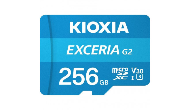 Kioxia Exceria G2 SDHC 256GB Class 10 UHS-I U3 A1 V30 mälukaart (LMEX2L256GG2)