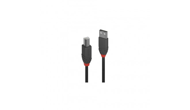 Lindy USB Cable USB-A - USB-B 5 m Black (36675)