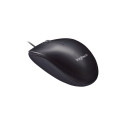 Logitech M90 juhtmega USB Type-A must hiir