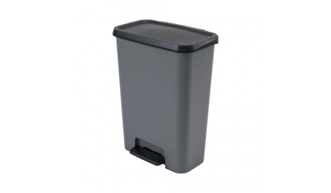 Compatta Duo 23+23L dark grey|black Pedal bin