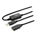 Digitus | Aktiivne USB 2.0 Kordaja/Pikendaja Kaabel | DA-73100-1 | USB 2.0 USB A (Isane) | USB A (Em