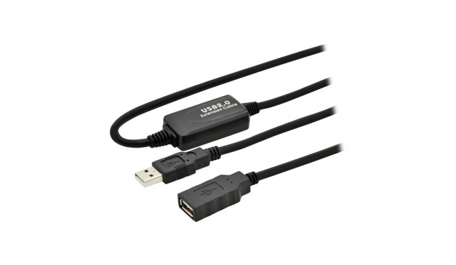 Digitus aktiivne USB 2.0 kordaja/pikenduskaabel DA-73100-1 USB 2.0 USB A (isane) USB A (emane)