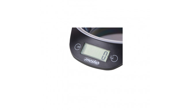 Mesko | Kitchen scale with a bowl | MS 3164 | Maximum weight (capacity) 5 kg | Graduation 1 g | Disp
