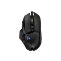 Logitech G502 HERO juhtmega mängurihiir, USB Type-A, optiline, 25600 DPI, must