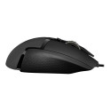 Logitech G502 HERO Wired Gaming Mouse, USB Type-A, Optical, 25600 DPI, Black
