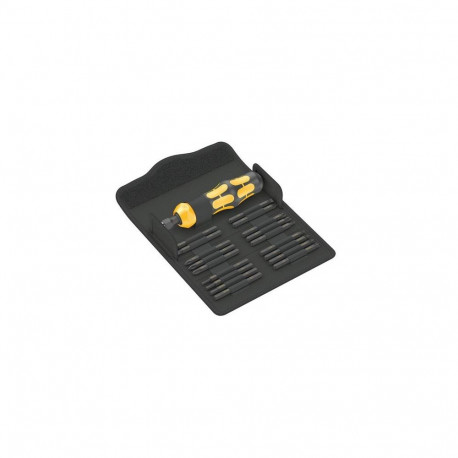 19-piece bit set with impact screwdriver WERA KK 900