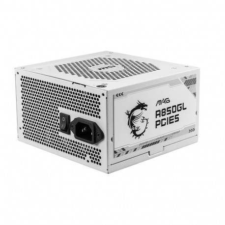 MSI toiteplokk 850W 80 Plus Gold PFC Active MAGA850GLPCIE5WHITE