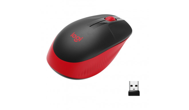 MOUSE USB OPTICAL WRL M190/RED 910-005908 LOGITECH