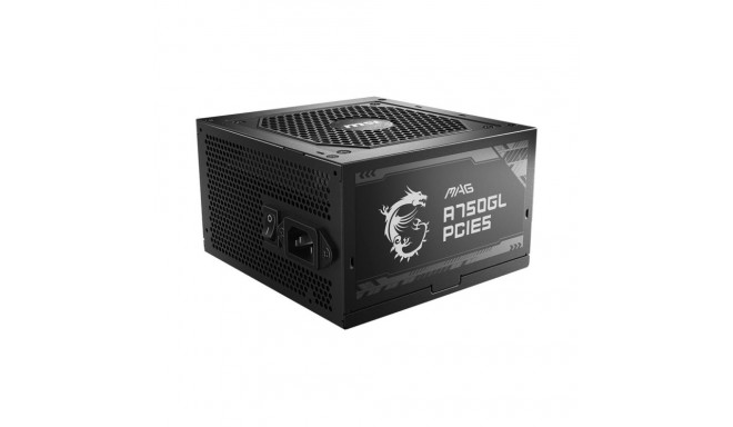 MSI toiteplokk 750W 80 Plus Gold PFC Active MAGA750GLPCIE5