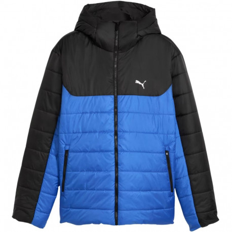 Puma meeste jope ESS 685211 13 kapuutsiga polsterdatud S, sini-must