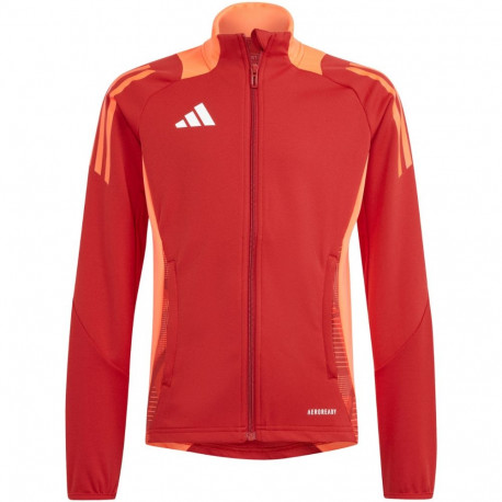 Bluza dla dzieci adidas Tiro 24 Competition Training czerwono-pomarańczowa IR5500 128cm