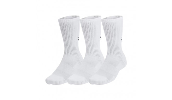 Skarpety Under Armour TC 3pk Crew białe 1386311 100 L