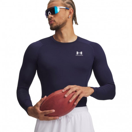 Koszulka męska Under Armour HG Armour Comp LS granatowa 1361524 410 L